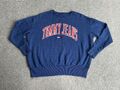 TOMMY HILFIGER Damen Pullover Sweatshirt Gr. L Sweater Logo Pulli 18313 Blau