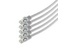 5x RJ45 Patchkabel S/FTP, PIMF m.CAT.7 Rohkabel LAN Netzwerkkabel  0,25m - 5,0m