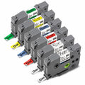 6x Schriftband Kompatibel TZ TZe 231 131 431 631 12mm für Brother P-Touch H100LB