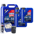 Motoröl 0W30 LIQUI MOLY Synthoil Longtime Plus 8L+MAHLE Ölfilter +Spülung