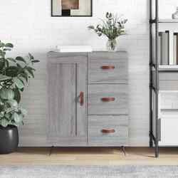 Sideboard Grau Sonoma 69,5x34x90 cm Holzwerkstoff