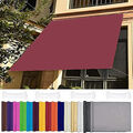 Balkon Sichtschutz Balkonbespannung wasserdicht UV-Schutz Brown Einfachheit
