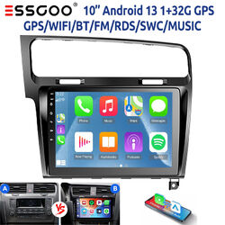 Android13 Autoradio 10" Apple Carplay 1+32G GPS Navi Für VW Golf VII 7 2013-2017