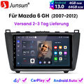 Für Mazda 6 GH 2007-2012 4+64GB Android13 Carplay Autoradio GPS NAVI BT SAT DAB+