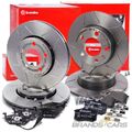 BREMBO BREMSSCHEIBEN+BELÄGE VORNE+HINTEN FÜR SEAT IBIZA 4 SKODA FABIA 2 VW POLO