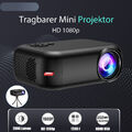 Mini LED Beamer HD 1080P Tragbarer Projektor Heimkino TV Home Film Theater HDMI