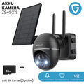 ieGeek 360° PTZ Akku Überwachungskamera Außen WLAN IP Kamera Kabellos Solarpanel