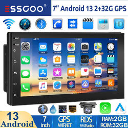 Android 13 Autoradio 2 DIN 32G Carplay 7 Zoll GPS NAVI RDS WIFI Bluetooth Kamera