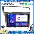 8Kern 6+128GB Autoradio Android 13 GPS Navi Carplay SWC BT DSP Für VW Golf 7 VII