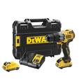 DeWALT Akku-Schlagbohrschrauber DCD706D2-QW 12V 2 Ah, Akkuschrauber Bohrmaschine