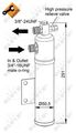 NRF Trockner Klimaanlage EASY FIT 33366 Stahl 51mm für MERCEDES ACTROS MP2 MP3