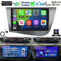 DAB+ Apple Carplay 64GB Android 13 Autoradio GPS Für Seat LEON MK2 1P1 2005-2012