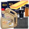 FILTERSET PAKET+CASTROL 5W30 ÖL 1.9 TDI für VW GOLF 4 BORA OCTAVIA 1 AUDI A3 8L