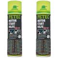 2x Petec Motorstarthilfe Kaltstarthilfe 500ml 70450 Starterspray Startpilot