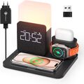 Wireless Charger, COLSUR 3 in 1 Induktive Ladestation 15W Kabelloses Ladegerät