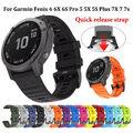 Quick Fit Silikon Ersatz Armband Für Garmin Fenix 7/7X 6/6X Pro 5/5X Plus 3/3 HR