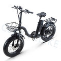 Elektrofahrrad 20 Zoll EBike 800W E Mountainbike Moped Fatbike Pedelec 7 Gänge