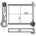 Wärmetauscher Innenraumheizung MAHLE für PEUGEOT 308 I (4A_/ 4C_)