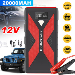 20000mah KFZ Auto Starthilfe Car Jump Starter 12v Ladegerät Booster Powerbank