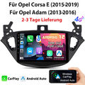 9"Android 13 Autoradio GPS Navi DAB+ 6+128GB Carplay Für Opel Corsa E 2015-2019