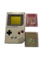 Nintendo Game Boy Spielkonsole - Grau (DMG-01) Mit Pokémon Rot & Gold