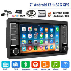 32G Für VW T5 Multivan Transporter Touareg DAB+ Android13 Autoradio GPS Navi RDS