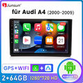 9'' Android13 2+64G Autoradio GPS Nav Sat SWC DAB+ BT Carplay Für Audi A3 S3 RS3