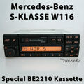 Original Mercedes W116 Radio Special BE2210 Becker Kassettenradio S-Klasse V116