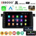 Autoradio 64G Android 13 Carplay RDS GPS ASP DAB+ Kam Für BMW 3er E46 M3 1998-06