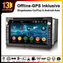 64GB DAB+Android 13 Autoradio DVD für VW Golf 4 T5 Polo Seat Skoda GPS CarPlay