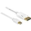 DELOCK Kabel mini DisplayPort St > DisplayPort St 2,0m weiss