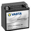 Motorrad Batterie VARTA TX14-BS / YTX14-BS AGM geschlossen, 12V|12Ah|CCA:200A (1