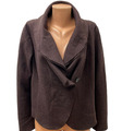 MARC CAIN Gr. N5 DE 44 XL 100% SACHURWOLLE Jacke Mantel Braun