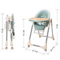 Verstehllbar und Klappbar kinderhochstuhl Baby Hochstuhl Kindersitz Kinderstuhl