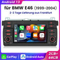 Für BMW E46 3er 318 320 325 M3 CarPlay Android 13 2+64GB Autoradio GPS Navi WIFI