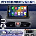 64G Für Renault Megane 3 2008-2014 Autoradio Android13 GPS Navi WIFI BT DAB+ KAM