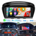 4+64G 8-Kern CarPlay Android 13 Für BMW 5er E60 E61 E90 E91 CCC Autoradio GPS BT