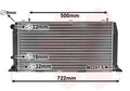 VAN WEZEL Motorkühler Wasserkühler 03002047 für AUDI 80 90 89 B3 8C2 B4 16mm 893