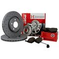 ZIMMERMANN SPORT BREMSSCHEIBEN + ABE Ø340 SET + BREMSBELÄGE VORNE VW T5 T6