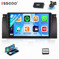 1+32G Android 13 Autoradio Carplay GPS RDS WIFI DAB+ Für BMW 5er E39 7er E38 KAM