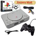 Sony PlayStation 1 Konsole (FAT/PSone/PSX/PS1) +Controller +1 Spiel +Memory Card