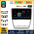 DAB+ Für Skoda Octavia 2 II 2004-2013 64G Android 14 Auto Radio Carplay GPS Navi