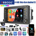 4+64G DAB+ Autoradio Carplay Android 13 Für VW T5 Multivan Touareg GPS Bluetooth