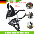 2x Fahrrad Schalthebel Altus MTB V-Brake für Shimano 3x7-fach 21Gang Schaltung