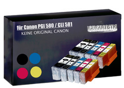 Patronen XXL für Canon Pixma TS6350 TR8550 TR7550 TS9550 TS705 PGI-580 CLI-581