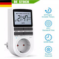 Zeitschaltuhr Steckdose Timer Digitale Zeitschalter Wochenzeitschaltuhr 3680W Y