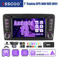 DAB+ Android 13 Carplay Autoradio GPS NAV 2+32G Kamera Für Audi A3 8P 2003-2013