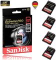 SanDisk Extreme Pro 4K SD Karte Speicherkarte 32GB 64GB 128GB 256GB U3 V30 Card