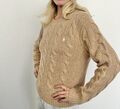 NEU Polo Ralph Lauren Zopfmuster Gr. M Damen Pullover Mit Kaschmir