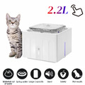 2.2L Automatischer Haustier Wasserspender Trinkbrunnen Katzen Hunde Filter Leise